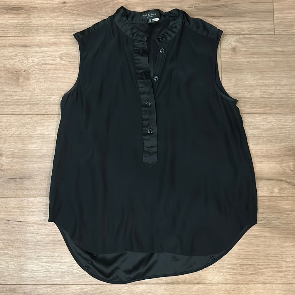 Rag and bone 100% silk blouse